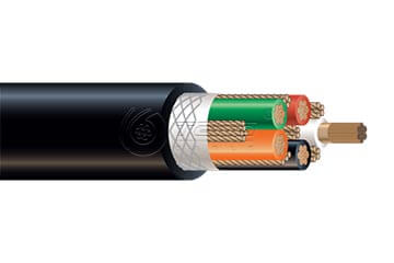 5/C CU 2000V EPDM/CPE Tipo W Cable de grado industrial 90°C